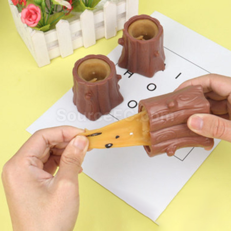 Customization Squirrel Cup Stress-Relief Squishy and Stretchable Toy Promotional Products