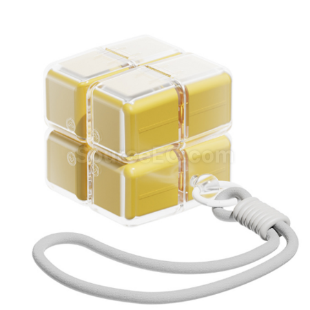 Customization Rubik's Cube Medicine Box with Lanyard Promotional Products