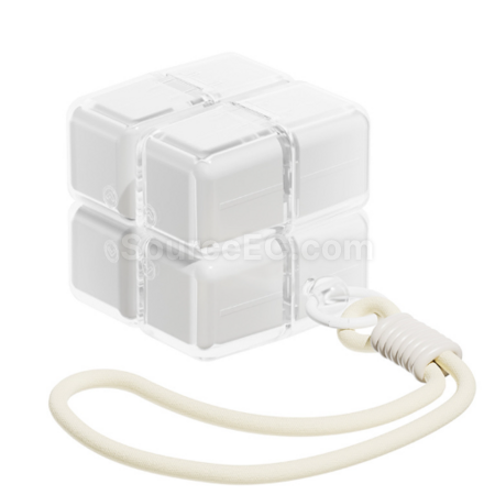Customization Rubik's Cube Medicine Box with Lanyard Promotional Products
