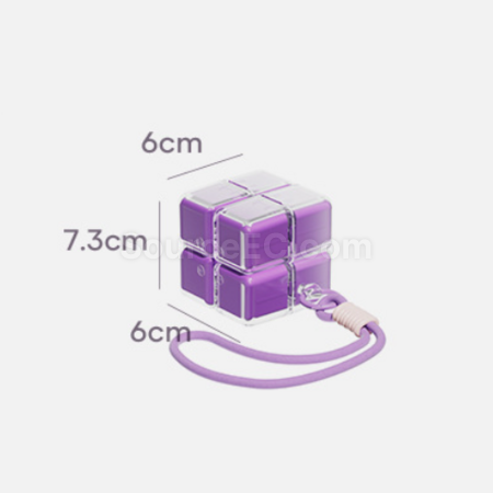 Customization Rubik's Cube Medicine Box with Lanyard Promotional Products