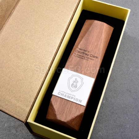 Customization Solid wood trophy Promotional Products
