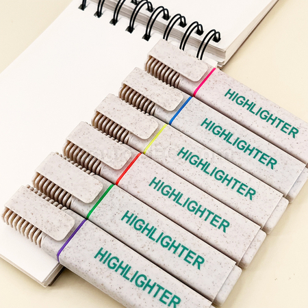 Customization Wheat Straw Highlighter Promotional Products