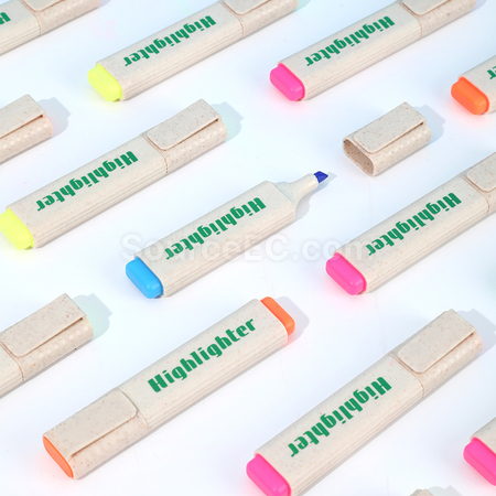 Customization Wheat Straw Highlighter Promotional Products