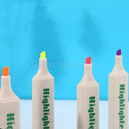 Customization Wheat Straw Highlighter Promotional Products