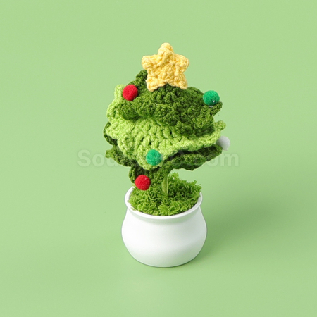 Customization Christmas Tree Potted Ornament Promotional Products