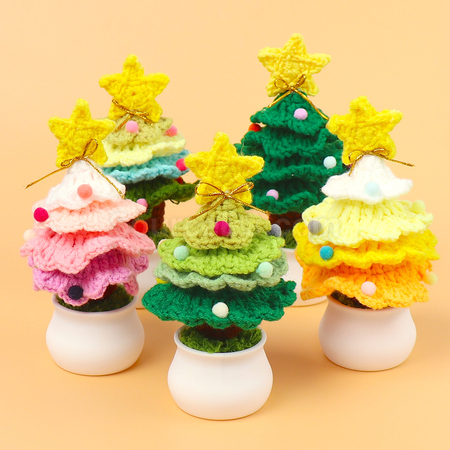 Customization Christmas Tree Potted Ornament Promotional Products