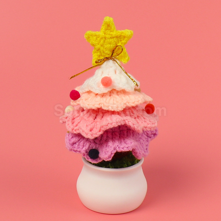 Customization Christmas Tree Potted Ornament Promotional Products