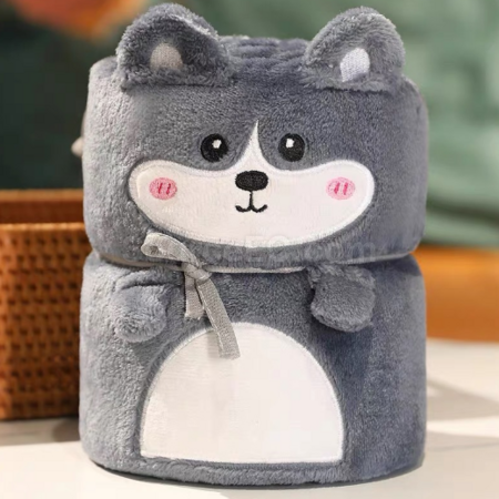 Customization Storable flannel nap blanket Promotional Products