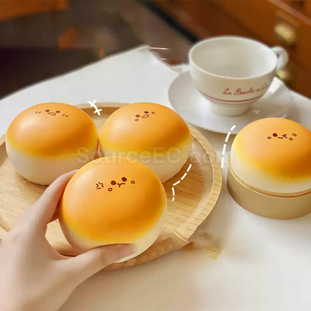Customization Steamed Bun Squeeze Toy Promotional Products