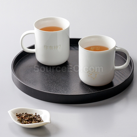 Customization Light-transmitting Ceramic Mug Promotional Products
