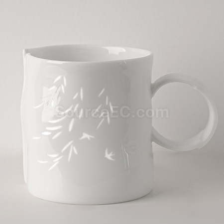 Customization Light-transmitting Ceramic Mug Promotional Products