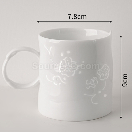 Customization Light-transmitting Ceramic Mug Promotional Products