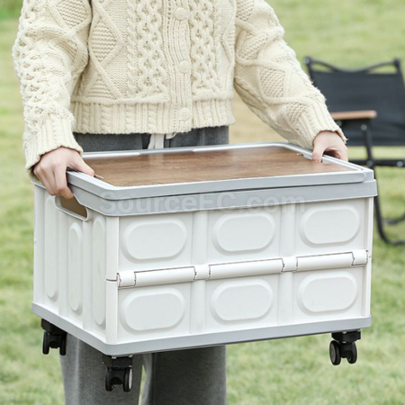 Customization Outdoor Portable Folding Trolley Storage Box Promotional Products