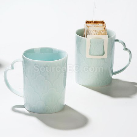Customization Light-transmitting Ceramic Mug Promotional Products