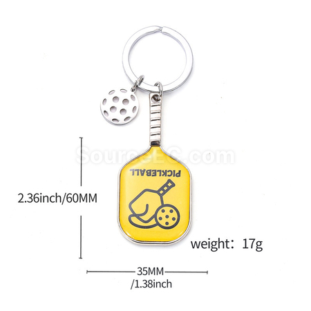 Customization Pickleball Keychain Promotional Products
