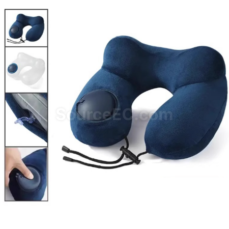 Customization Pressurised inflatable U-shaped neck pillow Promotional Products