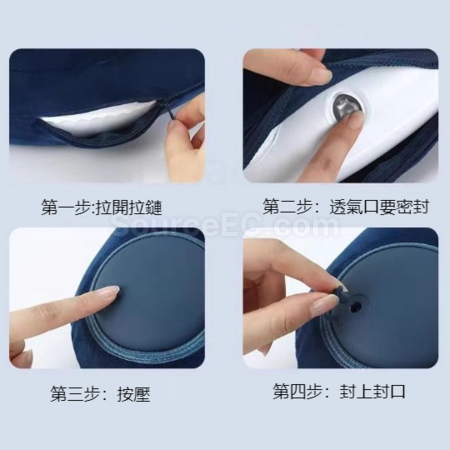 Customization Pressurised inflatable U-shaped neck pillow Promotional Products