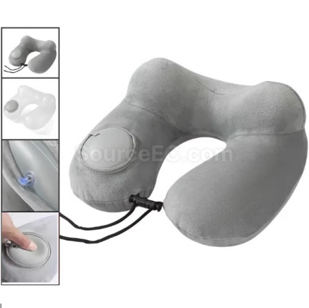 Customization Pressurised inflatable U-shaped neck pillow Promotional Products