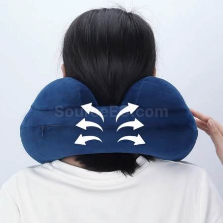 Customization Pressurised inflatable U-shaped neck pillow Promotional Products