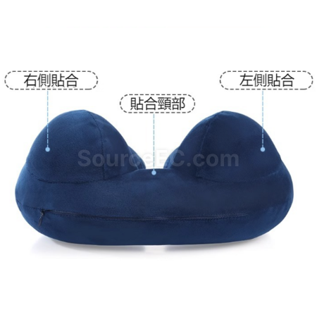 Customization Pressurised inflatable U-shaped neck pillow Promotional Products