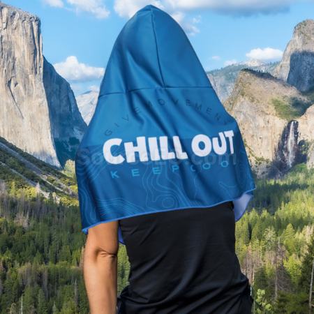Customization Cool-feeling Sun-protective Hooded Cloak Towel Promotional Products