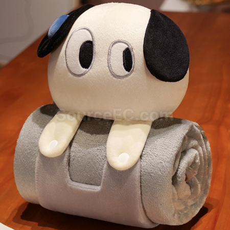 Customization Cartoon pillow and blanket 2-in-1 Promotional Products