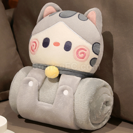 Customization Cartoon pillow and blanket 2-in-1 Promotional Products
