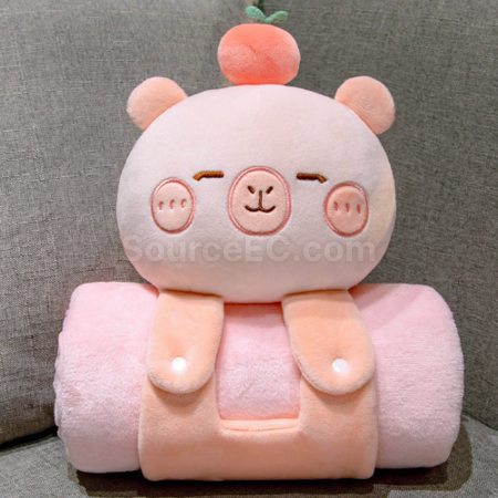 Customization Cartoon pillow and blanket 2-in-1 Promotional Products