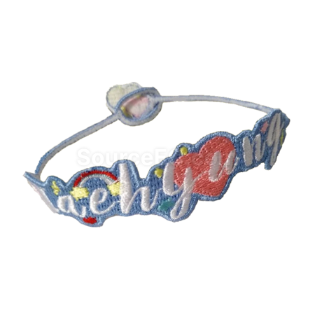 Customization Embroidered bracelet Promotional Products