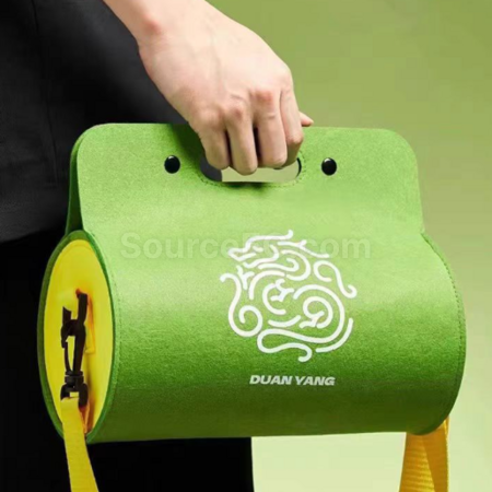 Customization Cylindrical hand-held felt bag Promotional Products