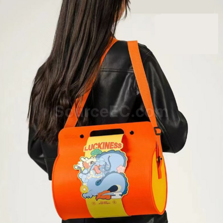 Customization Cylindrical hand-held felt bag Promotional Products