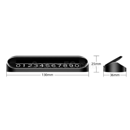 Customization Metal parking contact number plate Promotional Products