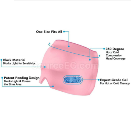 Customization Cold and hot compress ice pack headgear and eye mask Promotional Products