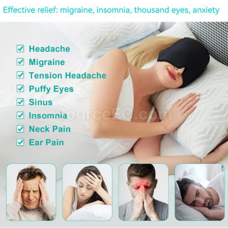 Customization Cold and hot compress ice pack headgear and eye mask Promotional Products