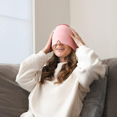 Customization Cold and hot compress ice pack headgear and eye mask Promotional Products