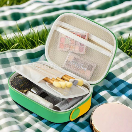 Customization Dopamine Travel Portable Shockproof Multi-layer Cosmetic Bag Promotional Products