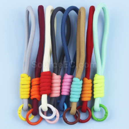 Customization Weaving keychain phone lanyards Promotional Products