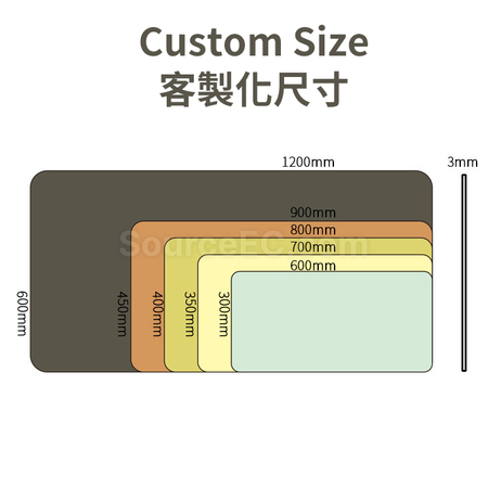 Customization Epoxy Anti-Slip Felt Mouse Pad Promotional Products
