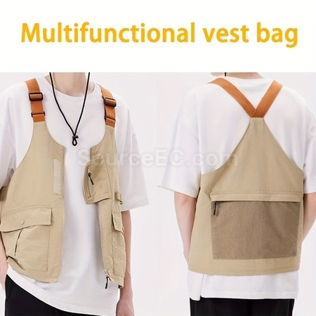 Customization Multifunctional Dual-Purpose Vest (Vest + Bag) Promotional Products