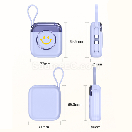Customization Smiley Face Power Bank Promotional Products