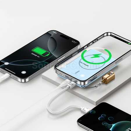 Customization Ultra-thin Magnetic Wireless Power Bank Promotional Products