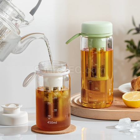 Customization Portable Filter Cold Brew Graduation Cup Promotional Products