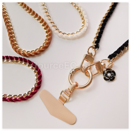 Customization Chanel Style Bracelet Mobile Phone Lanyard Promotional Products