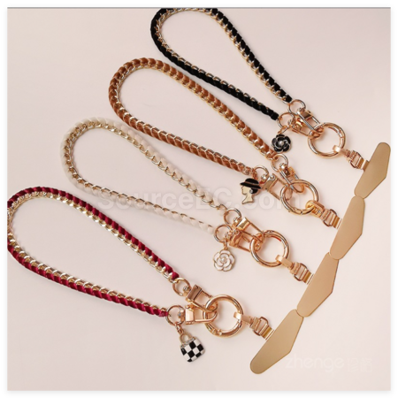 Customization Chanel Style Bracelet Mobile Phone Lanyard Promotional Products