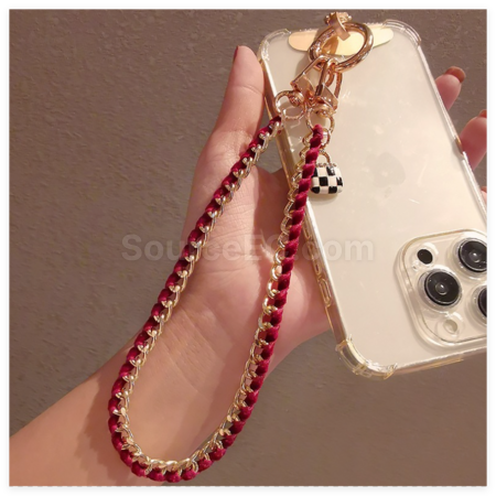 Customization Chanel Style Bracelet Mobile Phone Lanyard Promotional Products