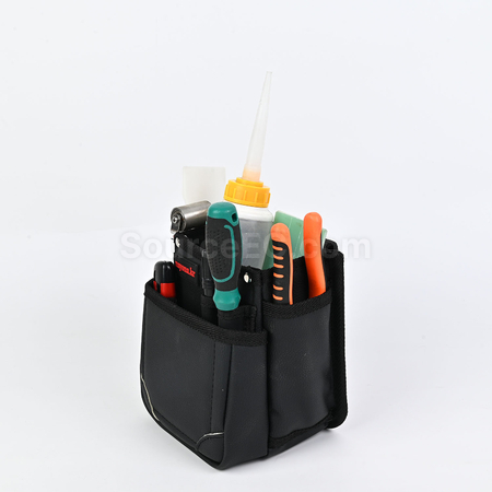 Customization PU Imitation Leather Multifunctional Storage Portable Tool Waist Bag Promotional Products
