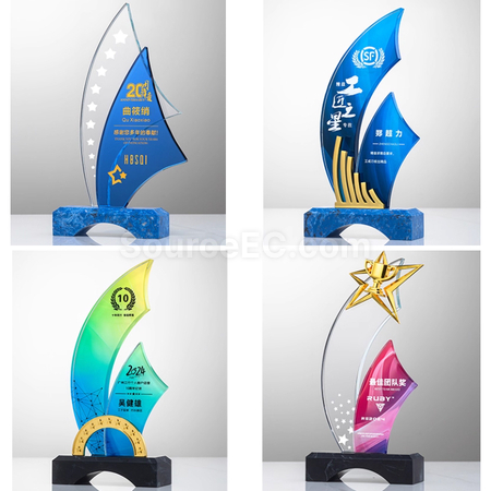 Customization Crystal Trophy Promotional Products