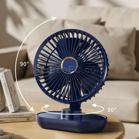 Customization Desktop Air Circulation Turbine USB Digital Display Small Fan Promotional Products
