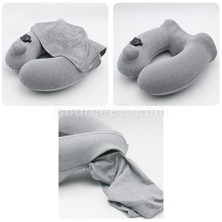 Customization Pressurised inflatable Travel Neck Pillow Promotional Products