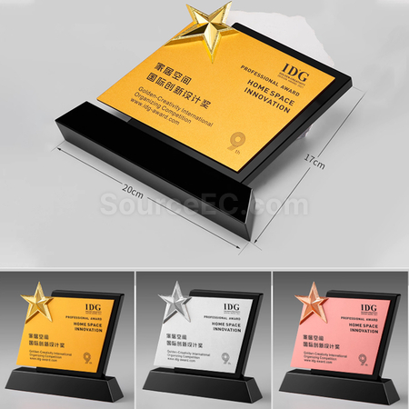 Customization Crystal Trophy Promotional Products
